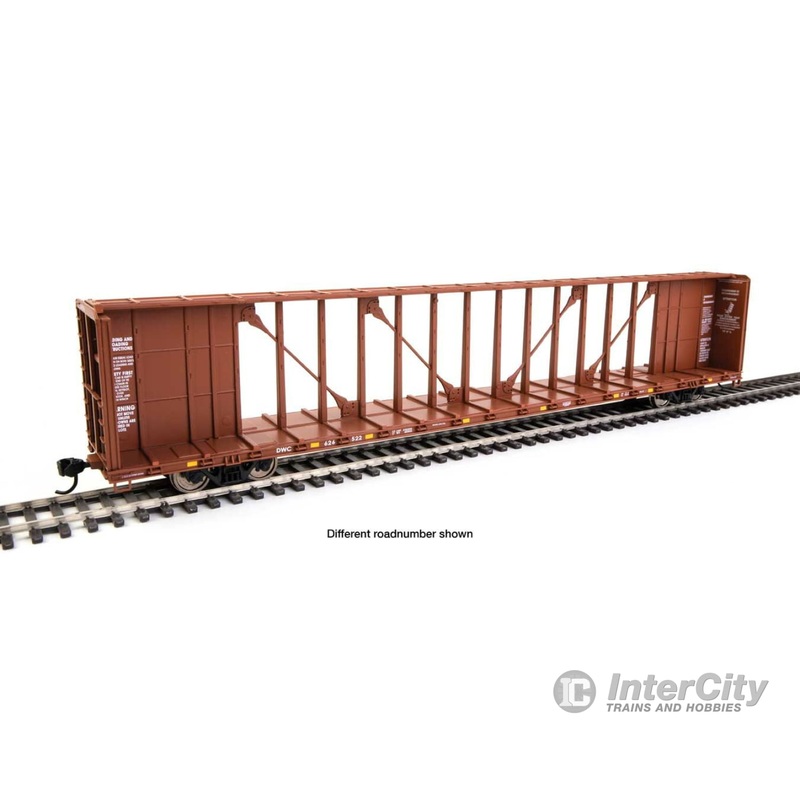 Walthers Mainline 50705 72' Centerbeam Flatcar w/Standard Beam - Ready to Run -- Duluth, Winnipeg & Pacific #626626