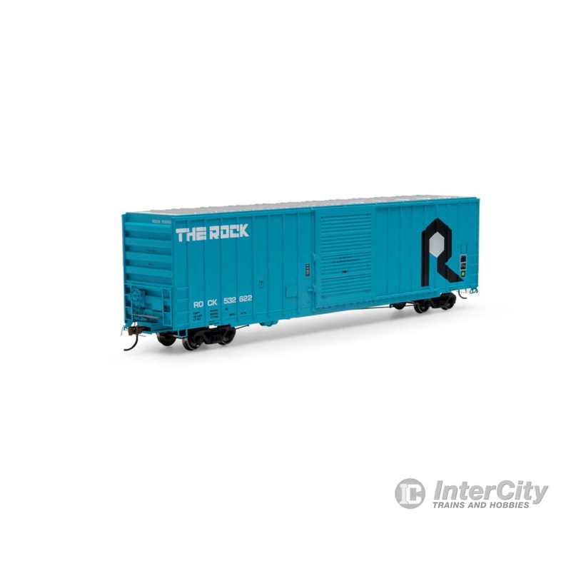 Athearn ATH72848 HO 60' ICC Hi-Cube Box, ROCK #532622