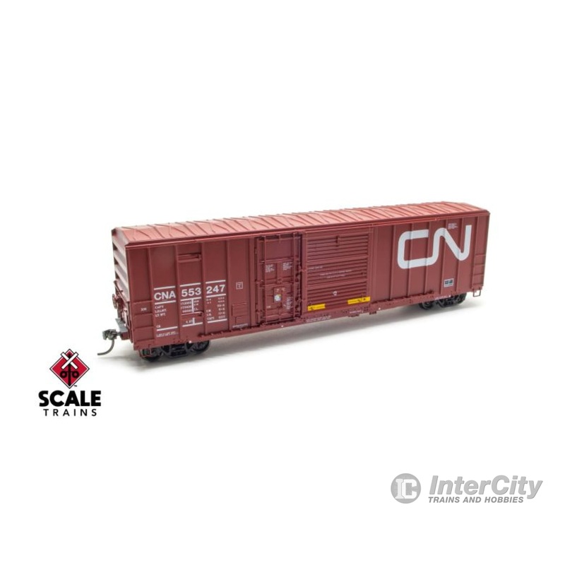 ExactRail Evolution EE-1813-3 HO Scale FMC 5277 Combo Door Boxcar, Canadian National/Railbox Plug Door #553583