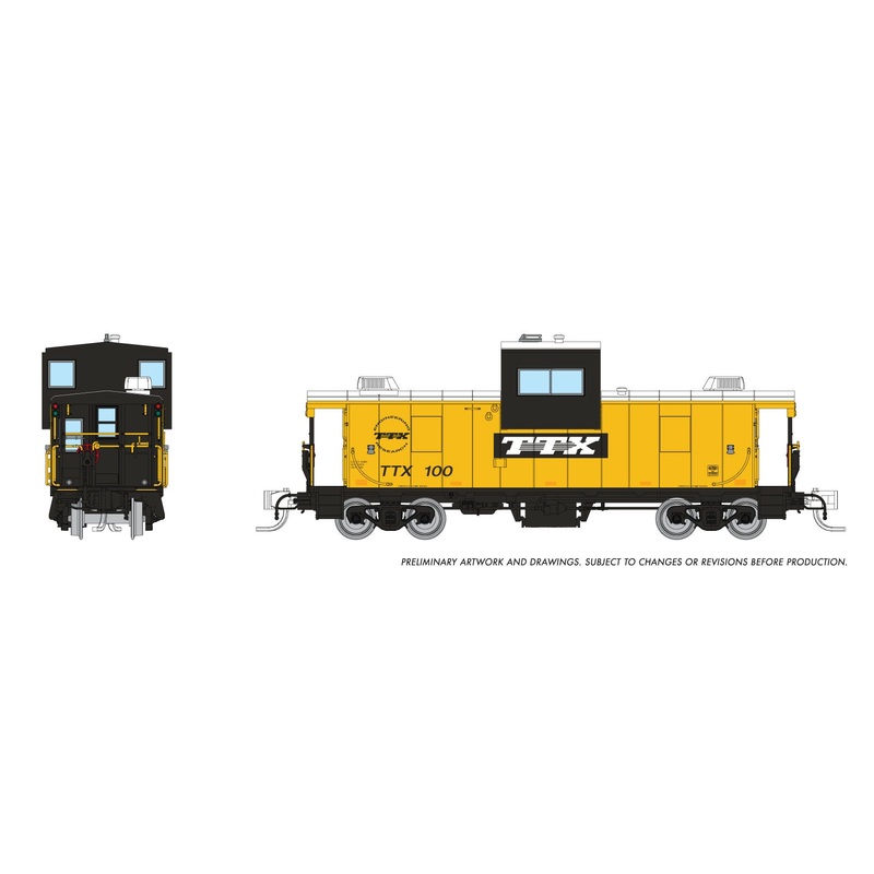 Rapido 510043 N Wide Vision Caboose: TTX: #100