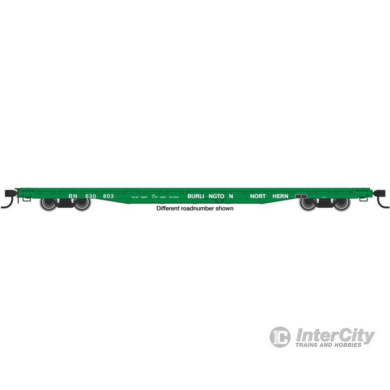 Walthers Mainline 5389 60' Pullman-Standard Flatcar - Ready to Run -- Burlington Northern #630830
