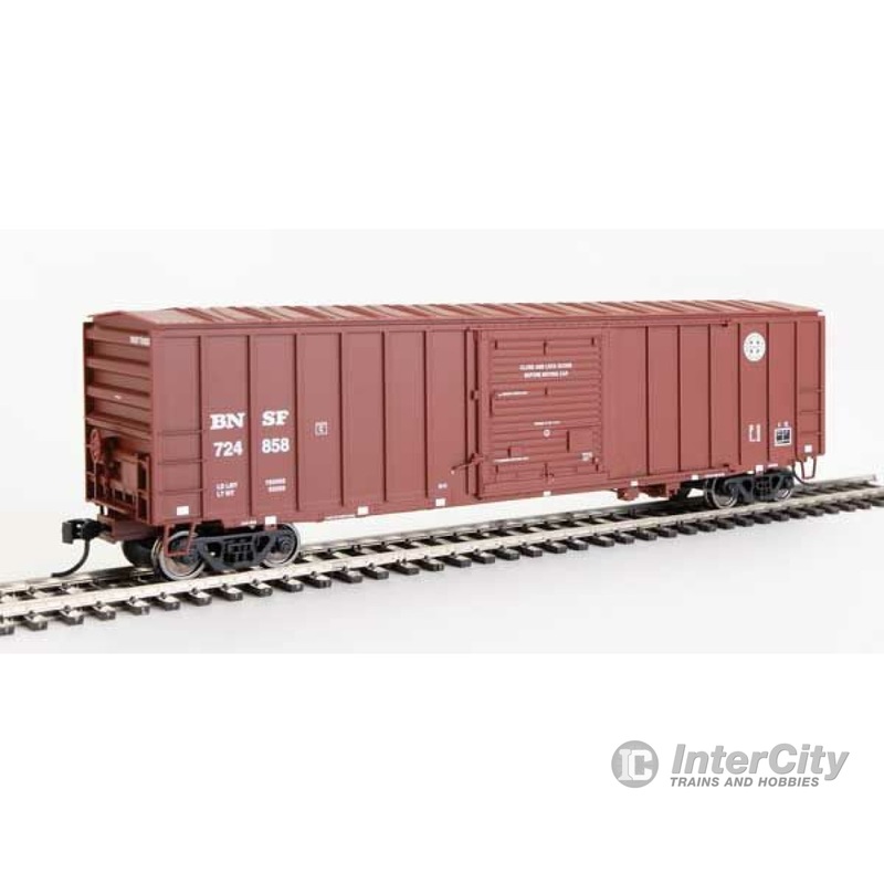Walthers Mainline HO 1849 50' ACF Exterior Post Boxcar - Ready to Run -- Burlington Northern Santa Fe #724858