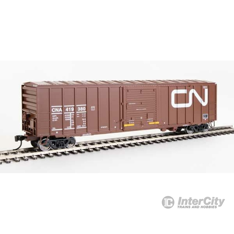 Walthers Mainline HO 1853 50' ACF Exterior Post Boxcar - Ready to Run -- Canadian National CNA #419380 (Boxcar Red, Large Noodle Logo)