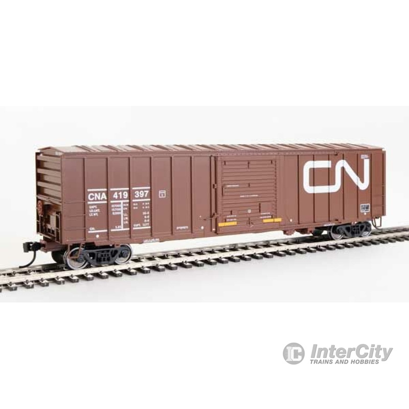 Walthers Mainline HO 1855 50' ACF Exterior Post Boxcar - Ready to Run -- Canadian National CNA #419397 (Boxcar Red, Large Noodle Logo)