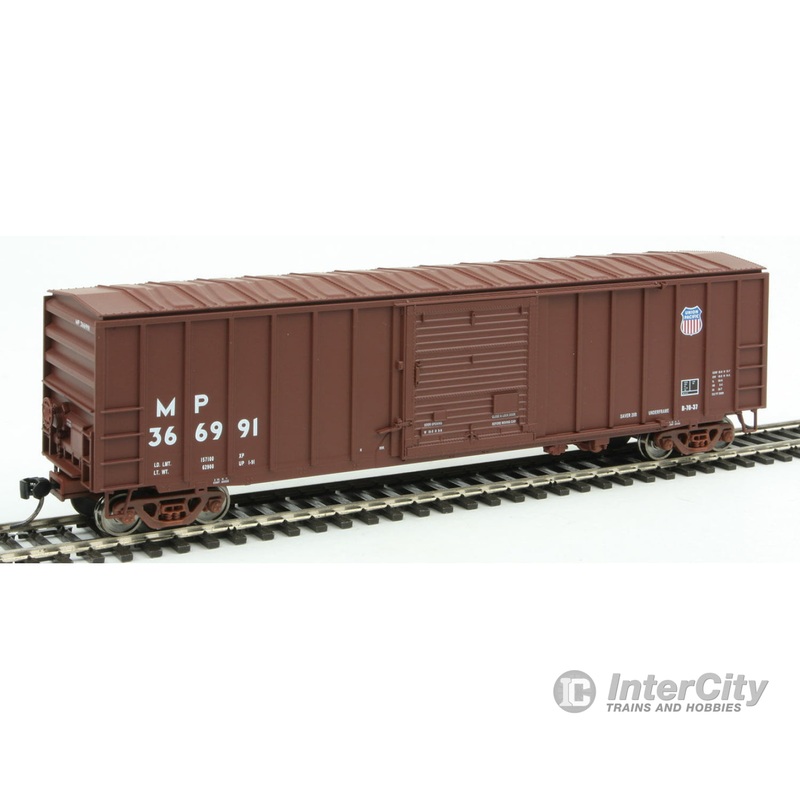 Walthers Mainline HO 2108 50' ACF Exterior Post Boxcar - Ready to Run -- Missouri Pacific(TM) #366991 (Boxcar Red; MP Reporting Marks, UP Logo)