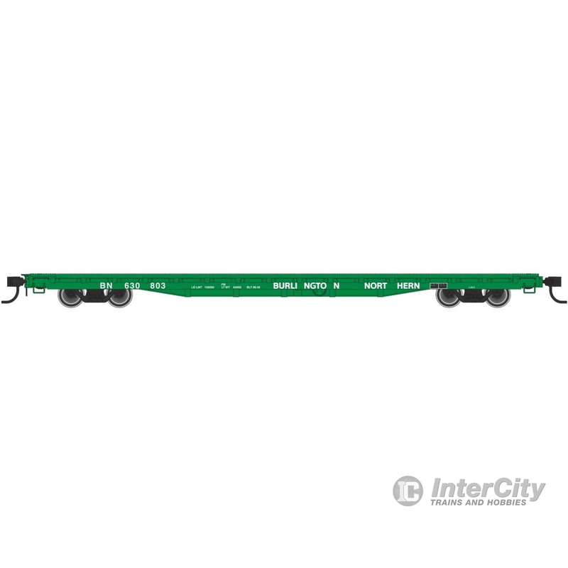 Walthers Mainline HO 5387 60' Pullman-Standard Flatcar - Ready to Run -- Burlington Northern #630803