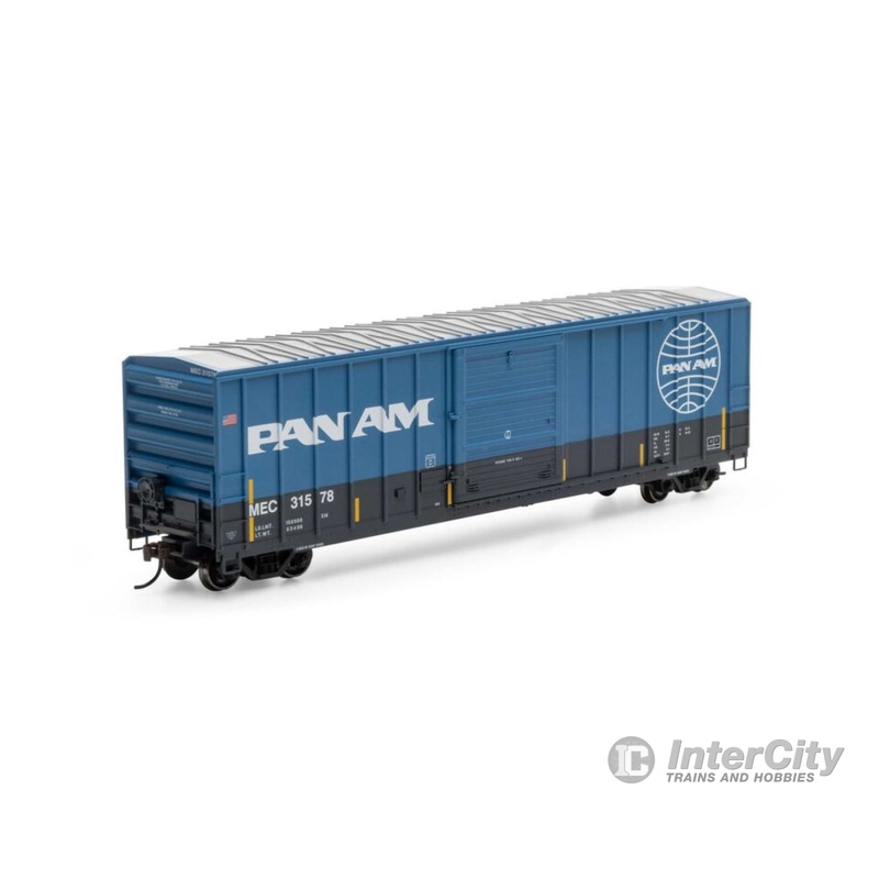 Athearn ATH18702 HO 50' FMC 5347 Box, MEC / Pan Am #31578