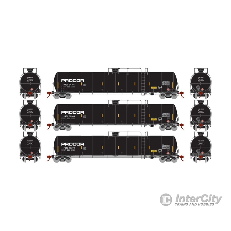 Athearn Genesis ATHG25586 HO 33,900-Gallon LPG Tank, PROX #1 (3)