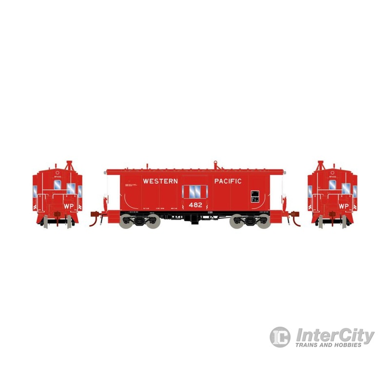 Athearn Genesis ATHG78399 HO Bay Window Caboose with Lights and Sound, WP #482
