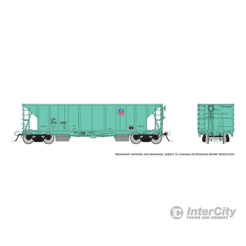 Rapido 158012 HO NSC Ballast Car: Union Pacific - Late: 6-Pack