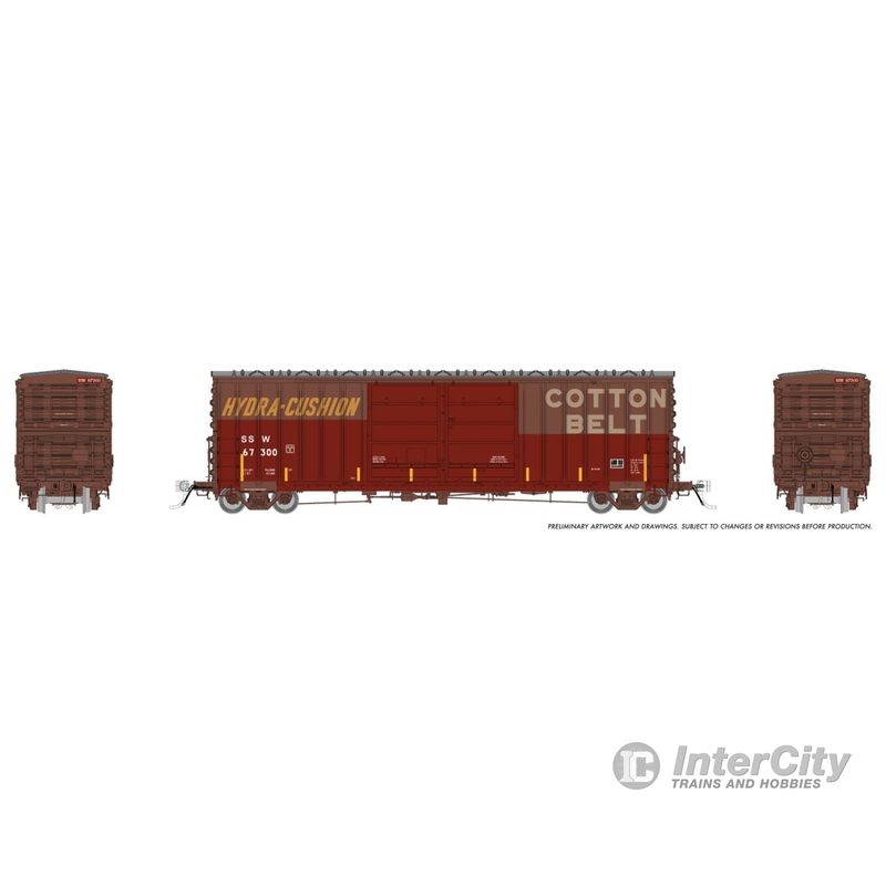 Rapido 170031 HO PC&F B-70-69 Boxcar: SSW/Cotton Belt - Patchout: #67300