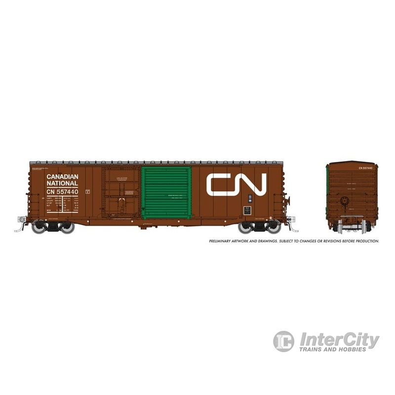 Rapido 173002A HO NSC 5304 Boxcar: CN - Delivery w/ Green Door: Single Car #2