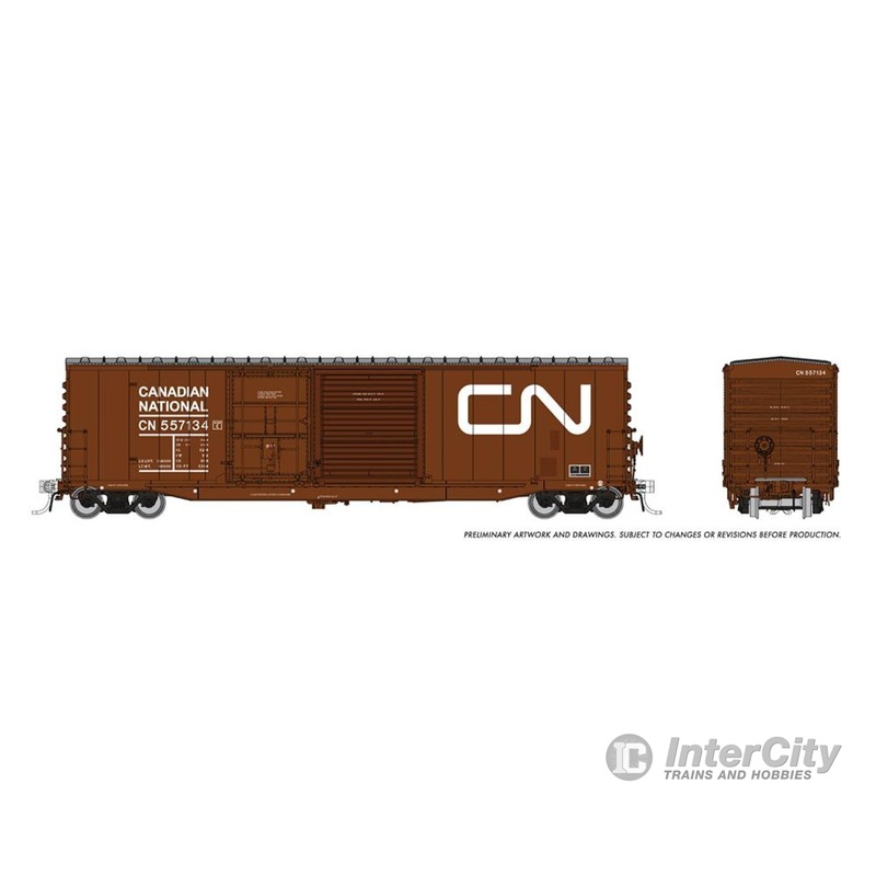 Rapido 173003A HO NSC 5304 Boxcar: CN - Late 80s Repaint: Single Car
