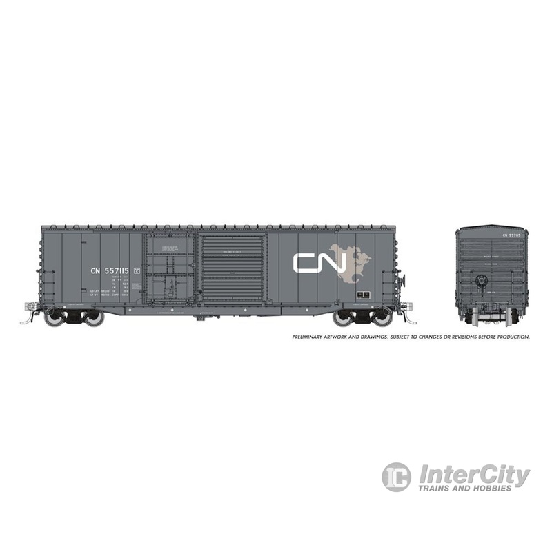 Rapido 173005 HO NSC 5304 Boxcar: CN - North America: #557115