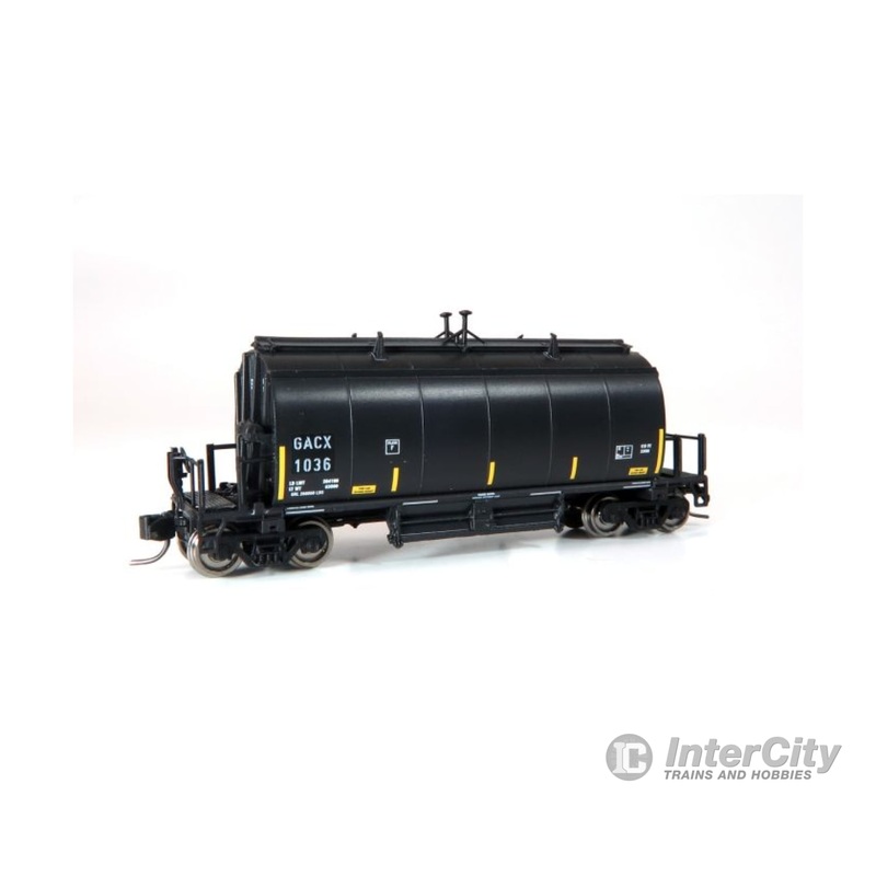 Rapido N 543010 N Long Barrel Ore Hopper: GACX Black w/Yellow stripes - Single Car