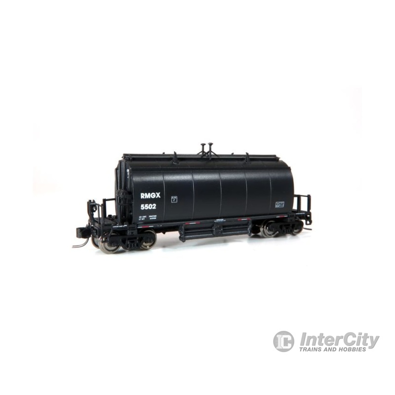 Rapido N 543011 N Long Barrel Ore Hopper: RMGX Black w/Red stripes - Single Car