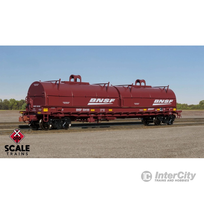 ScaleTrains 38404 Rivet Counter HO Scale Thrall 48' 2-Hood Coil Steel Car, BNSF/Wedge / 534122 /