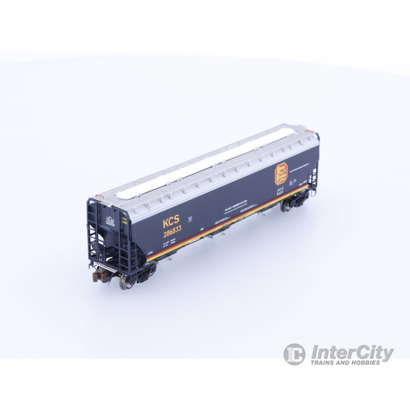 ScaleTrains SXT30938 N Greenbrier (Gunderson) 5188 cf. Covered Hopper w/Fiberglass Roof Hatches & Miner AutoLok II outlets Kansas City Southern (KCS) 286833
