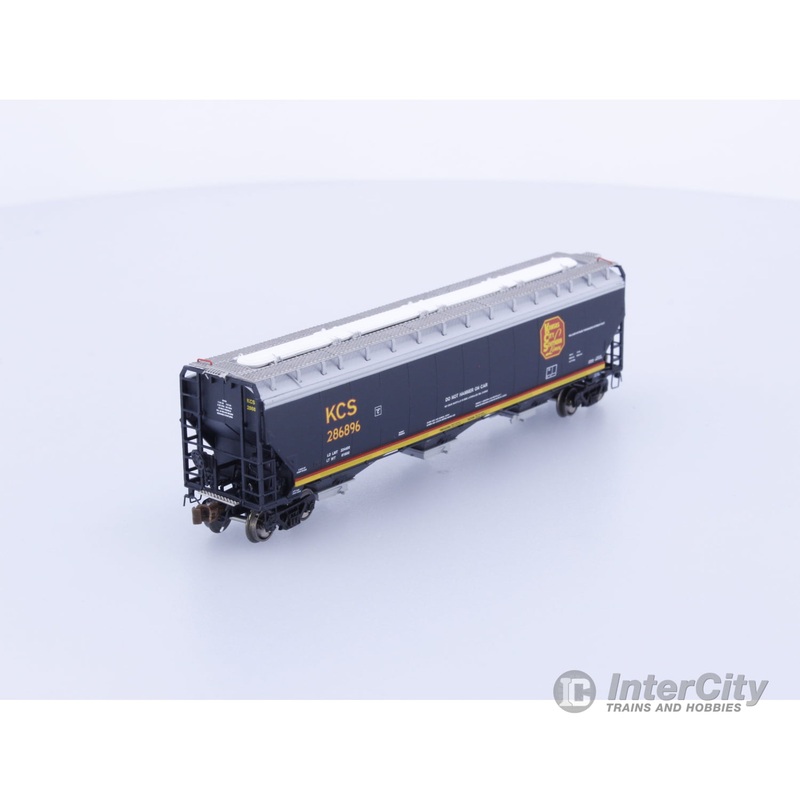 ScaleTrains SXT30942 N Greenbrier (Gunderson) 5188 cf. Covered Hopper w/Fiberglass Roof Hatches & Miner AutoLok II outlets Kansas City Southern (KCS) 286896