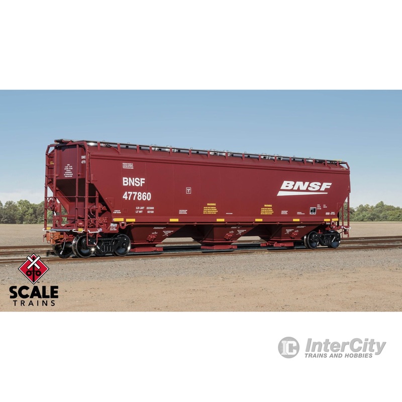 ScaleTrains SXT40310 Rivet Counter HypoTypical HO Scale Gunderson 5188 Covered Hopper, BNSF/Wedge 477176