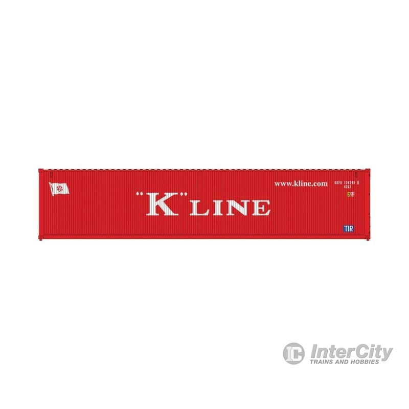 Atlas N 50006830 40' Standard-Height Container 3-Pack - Assembled - Master(R) - K-Line Set #1 (red, white)