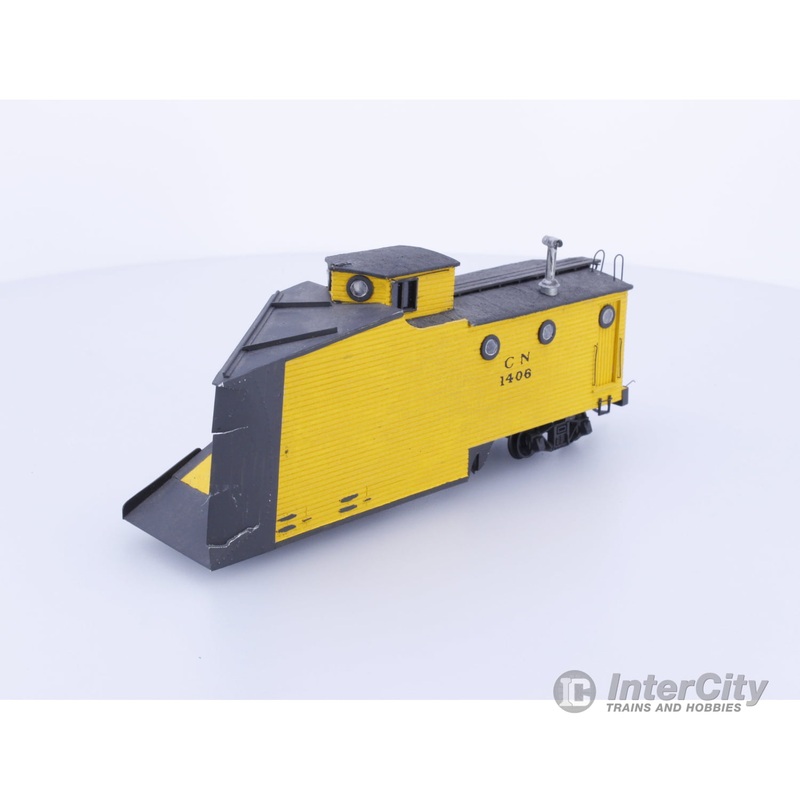 HO Custom Build Snow Plow Canadian National (CN) 1406