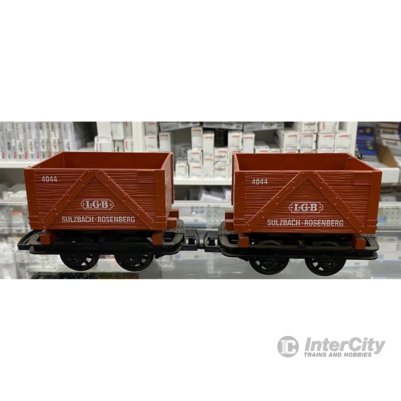 LGB 4044 G Gondola Mine Cars 2 Pairs 4044