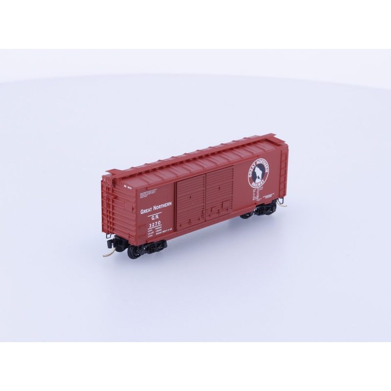 Micro Trains 23060 N 40' Standard Box Car Double Doors Great Northern (GN) 3270