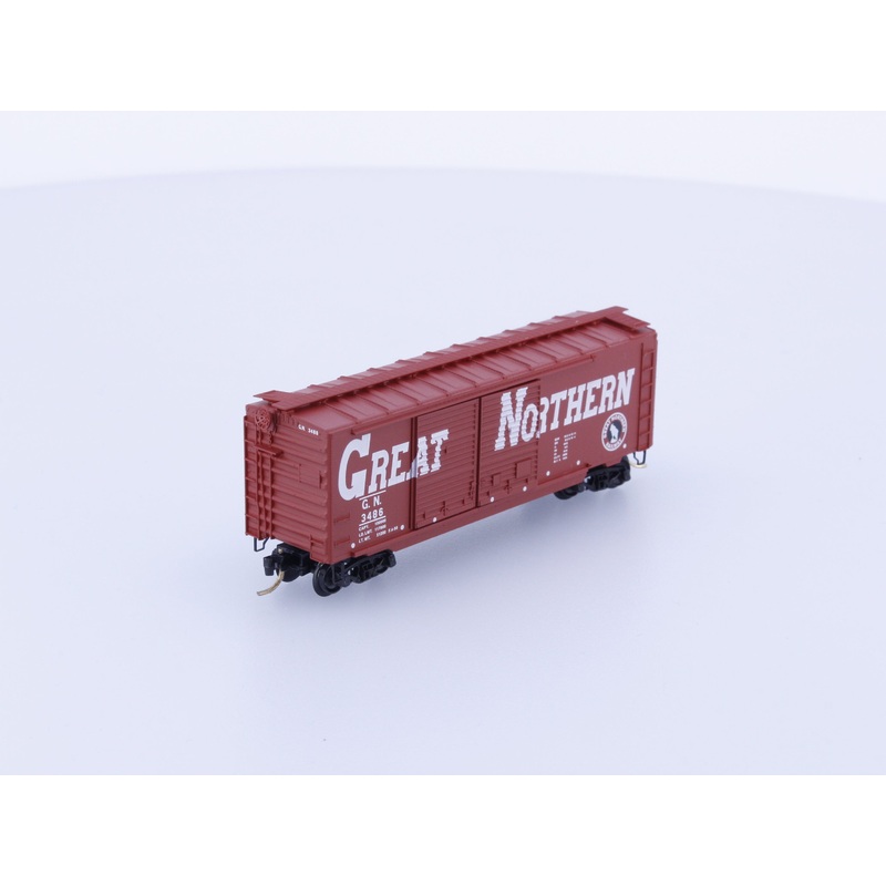 Micro Trains 23220 N Boxcar, 40' Great Northern (GN) 3486