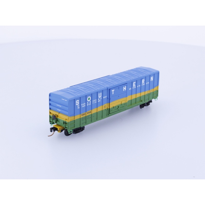 Micro Trains 25610 N 50' Rib Side Box Car Single Door Southern Railway (SOU) 550555