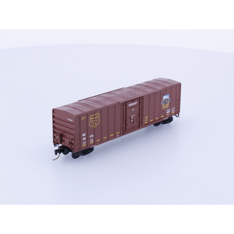 Micro Trains 27210 N 50' Rib Side Box Car Plug Door Wisconsin Central (WC) 26173