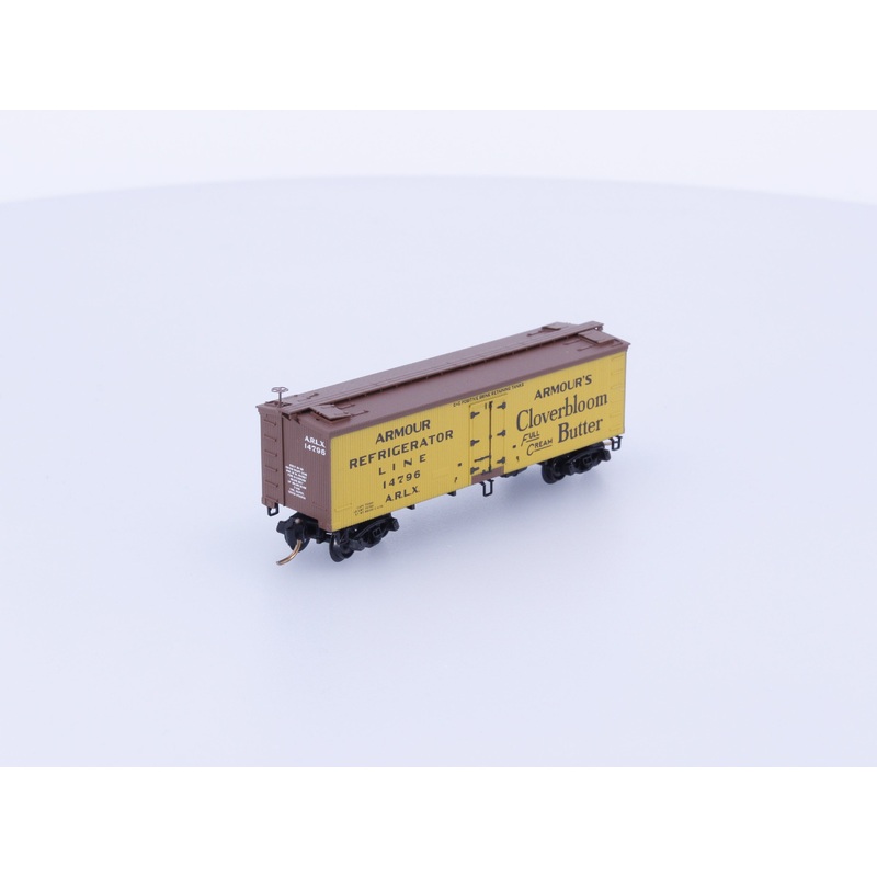 Micro Trains 58550 N 36' Wood Sheathed Ice Reefer Armour Refrigerator Line 14796