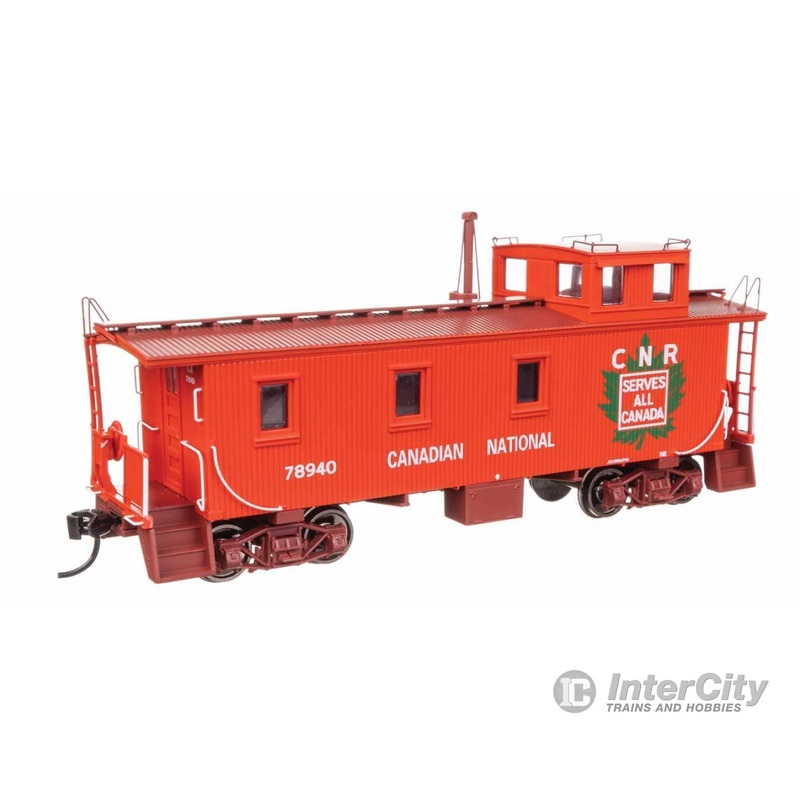 Walthers HO 103257 30' GTW Style Wood Caboose with Offset Coupola - Ready To Run - Canadian National #78940