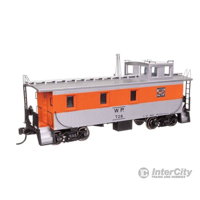 Walthers HO 103265 30' GTW Style Wood Caboose with Offset Coupola - Ready To Run - Western Pacific(TM) #726