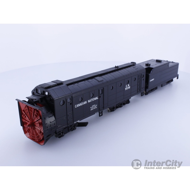 Athearn 93807 HO Rotary Snow Plow And Tender Motorized Canadian National (CN) 55348