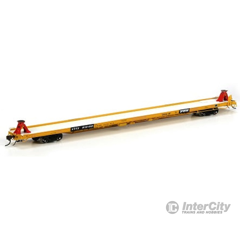 Athearn HO ATHG29525 F89-F89'8" Flat/53' Trailer, TTX 1991 Logo Rd# 913410