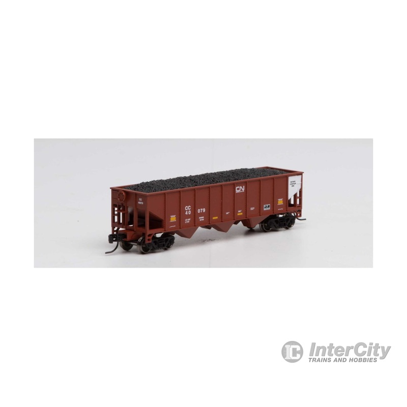 Athearn N ATH25576 Athearn N 40 3-Bay Ribbed Hopper w/Load CC #40079 ATH25576 N Rolling Stock