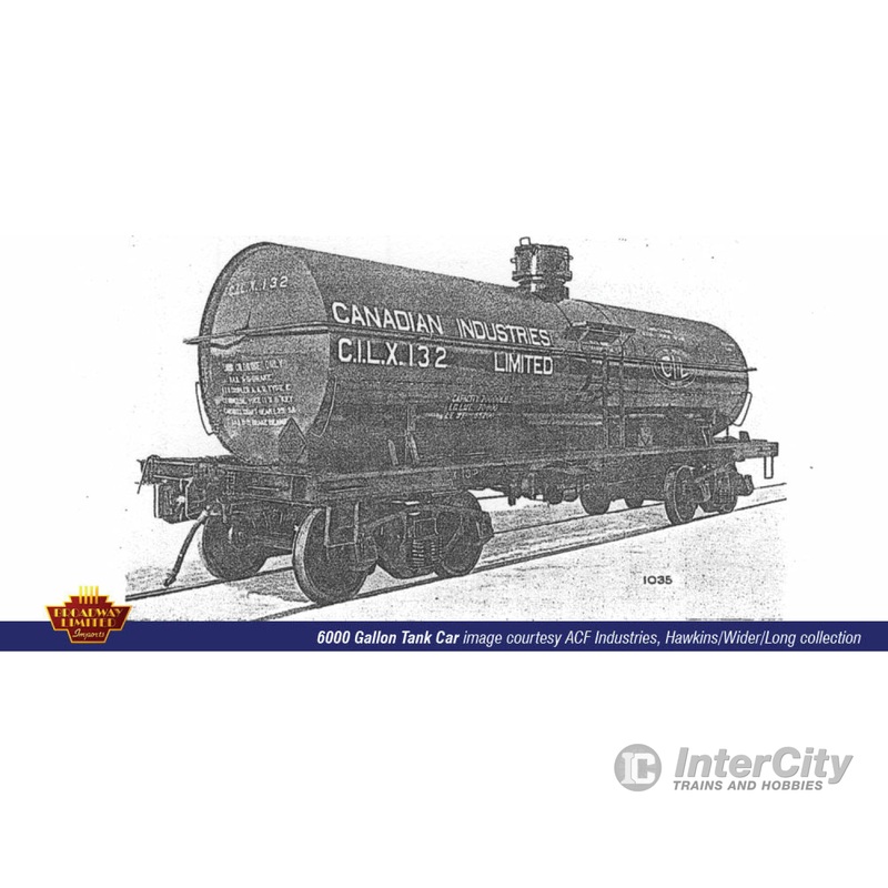 Broadway Limited Imports HO 6120 ACF Type 27/ICC-105 6,000-Gallon Tank Car 4-Pack - Ready to Run -- Canadian Industries