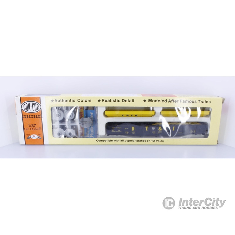 Con Cor DTI9314 HO RR 52' Cushion Coil Gondola Car Detroit Toledo and Ironton (DTI) 9314