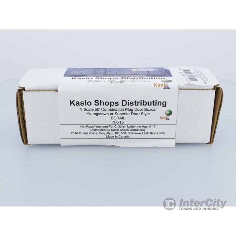 Kaslo Shops KS-NK15 N 50' Combination Plug Door Boxcar BC RAIL KIT