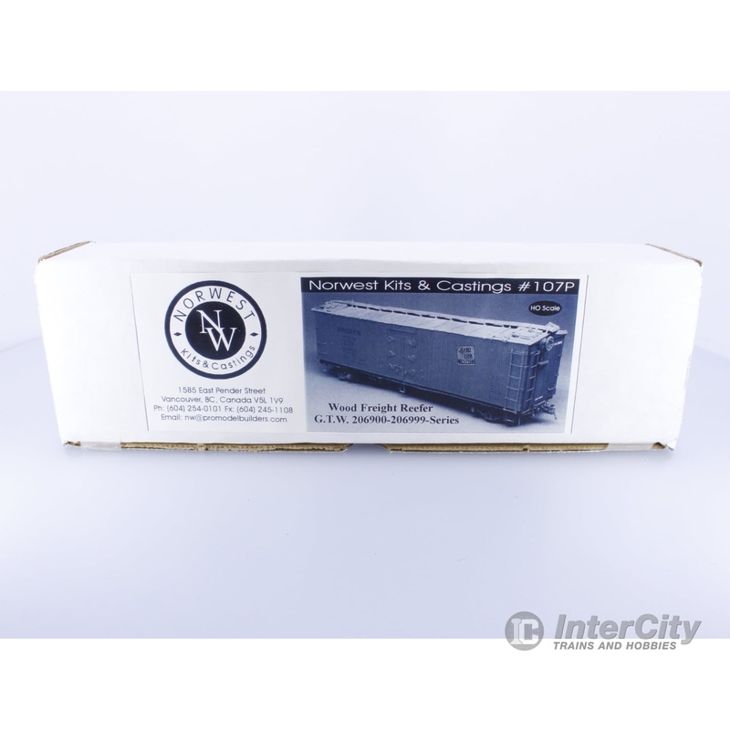 Norwest Kits And Castings 107P HO Wood Freight Reefer Grand Trunk Western (GTW) 206900 To 206999