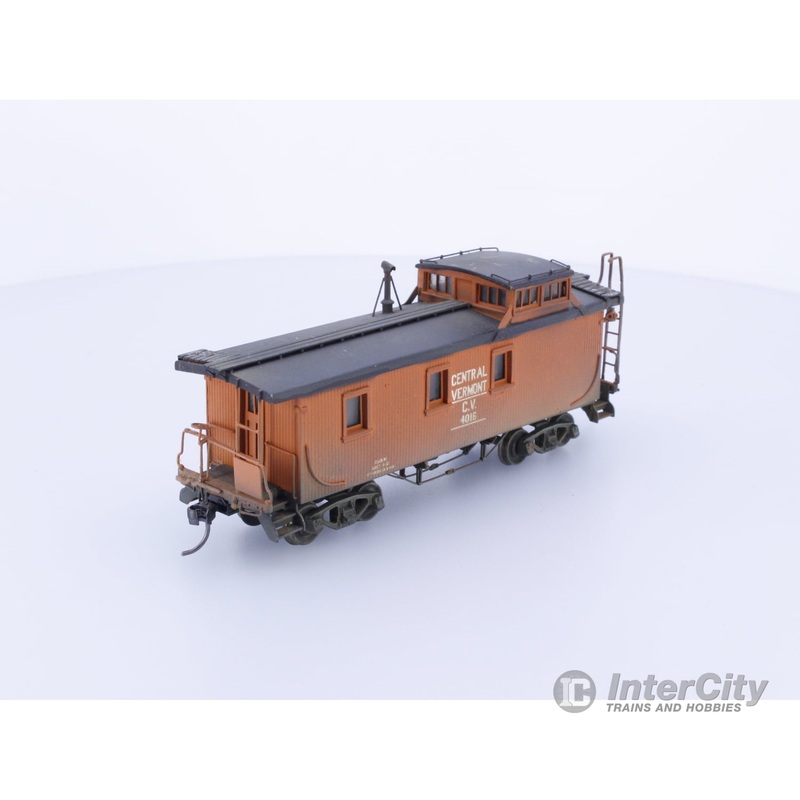 PFM HO Central Vermont Wood Caboose Weathered 4016