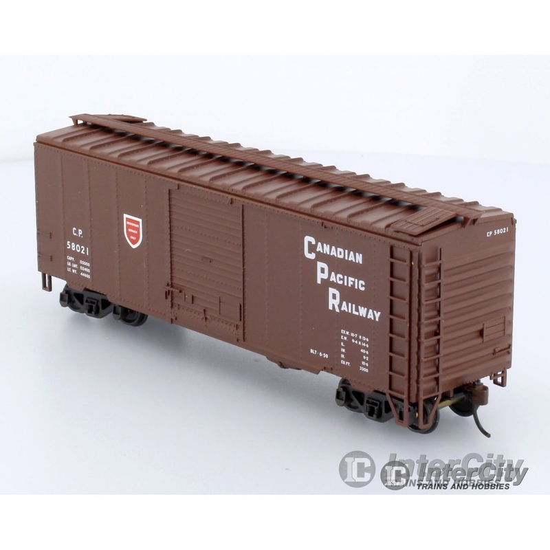 Trains Canada HO Scale CP CANADIAN PACIFIC 40' Newsprint Box Car Block Lettering