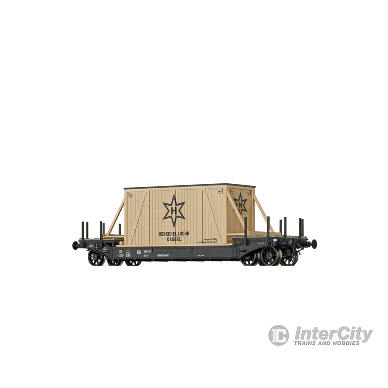 Brawa 47914 HO Flat Car "Henschel & Sohn" SSt01 DB