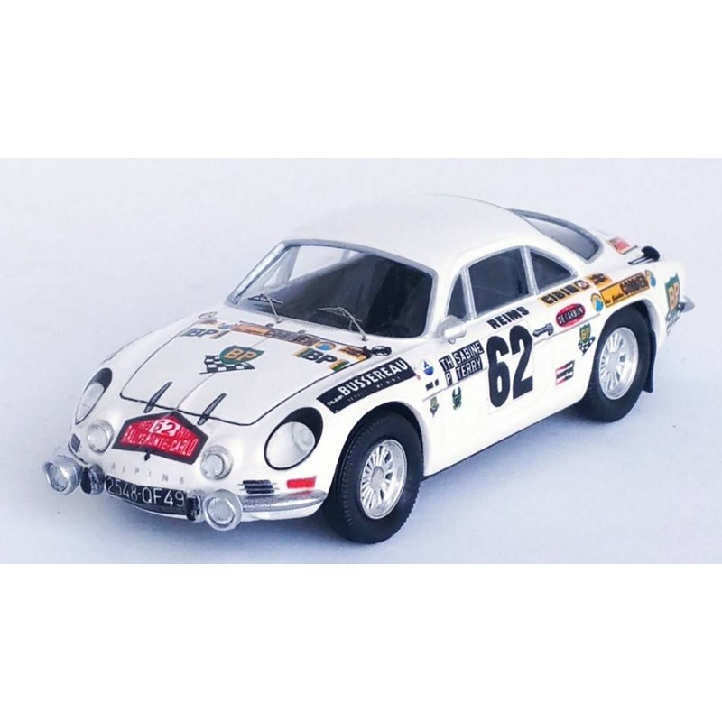 SCALE MODEL COMPATIBLE WITH ALPINE A110 RALLY MONTE CARLO 1973 SABINE/TERRY 1:43 TROFEU TFRRFR67