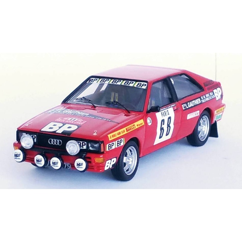 SCALE MODEL COMPATIBLE WITH AUDI QUATTRO RALLY MONTE CARLO 1982 CHASSEUIL-BARON 1:43 TROFEU TFRRFR68