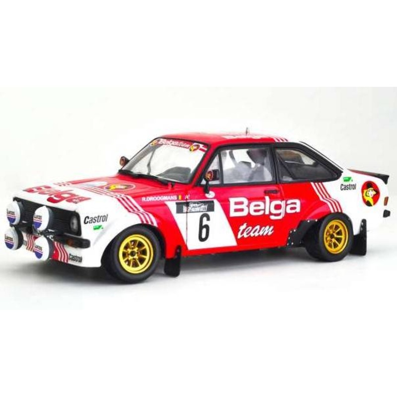 SCALE MODEL COMPATIBLE WITH FORD ESCORT RS 1800 N.6 HASPENGOUW RALLY 1982 DROOGMANS/JOOSTEN 1:18 SUNSTAR SS4855