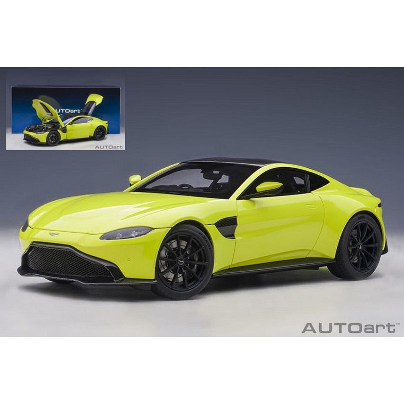 SCALE MODEL COMPATIBLE WITH ASTON MARTIN VANTAGE 2019 LIME ESSENCE 1:18 AUTOART AA70279