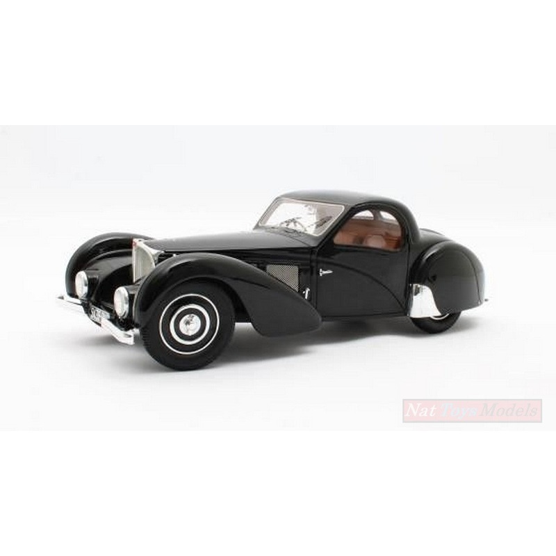 SCALE MODEL COMPATIBLE WITH BUGATTI T57SC ATALANTE 1937 BLACK 1:18 MATRIX SCALE MODELS MXL0205-032