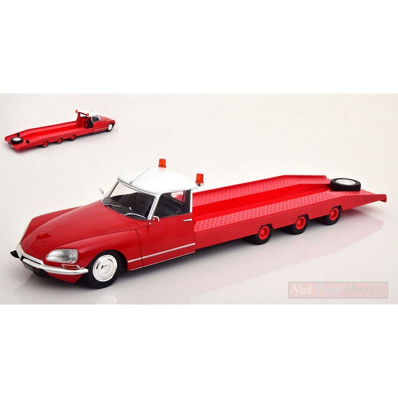 SCALE MODEL COMPATIBLE WITH CITROEN DS TISSIER PLATEAU DOORS AUTO RED 1:18 CMR CLASSIC MODEL REPLICARS CMR139